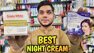 BEST Night Cream For Whitening Face  Glow and Clean Beauty Cream and Gluta White Cream [upl. by Paley]