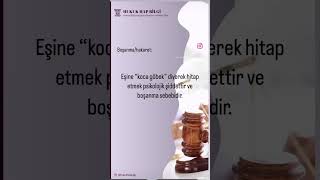 Yargıtay 2HD 200910257 E 201011510K ⚖️ keşfet youtubeshorts avukat boşanma [upl. by Cuttler]