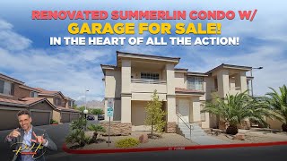 Summerlin Condo Tour FOR SALE 9901 Trailwood 2034 [upl. by Nerrawed]