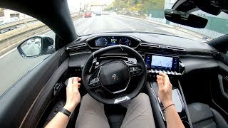 Peugeot 508 GT Line  POV Test Drive 4K [upl. by Adav]