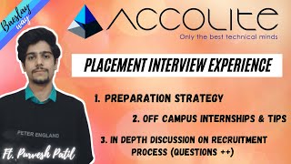 Accolite  Placement Interview Experience  Software Engineer  2021  21 [upl. by Dlareg37]