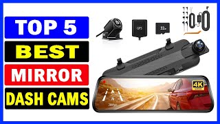 Top 5 Best Mirror Dash Cams Of 2024 [upl. by Bergin379]