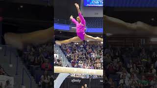 Simone Biles Slow Motion Balance Beam Core Hydration Classic 2024 Part2 [upl. by Oikim]