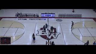 Belleville West High School vs Marquette Catholic High School Mens Varsity Volleyball [upl. by Anayra140]