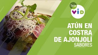 Atún en Costra de Ajonjolí Sabores 🍽 Tele VID [upl. by Yatnuahc423]