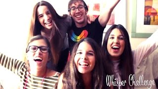 WHISPER CHALLENGE  Cris y Aitaxo [upl. by Esidnak]