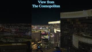 Gorgeous Balcony View from the Cosmopolitan Hotel at Night [upl. by Nesaj]