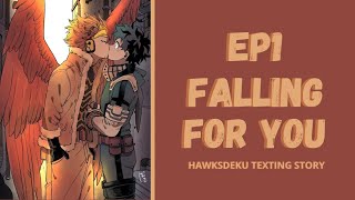 Falling for you HawksDeku Social Anxiety and PTSD Deku AU 1  MHA Texting Story [upl. by Namya]