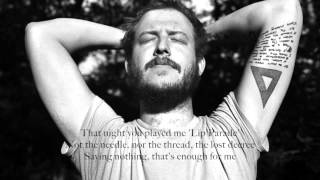 Bon Iver  Holocene Lyrics video [upl. by Brightman]