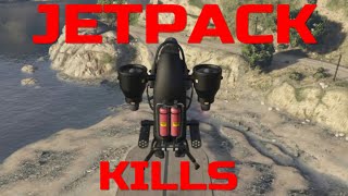 GTA 5 Jetpack Thruster Kill Montage Compilation80 [upl. by Erdreid]