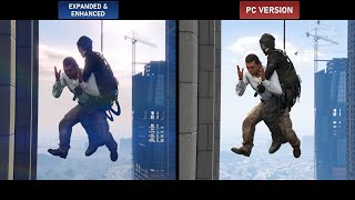 GTA 5 Expanded amp Enhanced Trailer vs PC Comparison [upl. by Cecile]