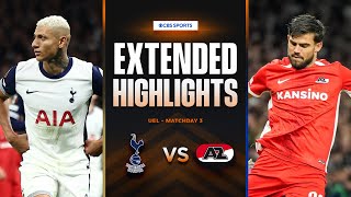 Tottenham vs AZ Alkmaar Extended Highlights  UEL League Phase MD 3  CBS Sports Golazo [upl. by Verner491]