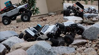 Axial SCX24 Crawler First Person POV quotStockquot vs Modded [upl. by Raama]