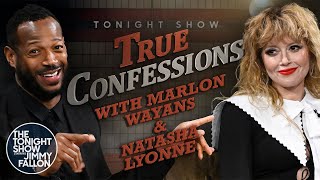 True Confessions with Marlon Wayans and Natasha Lyonne  The Tonight Show Starring Jimmy Fallon [upl. by Shanleigh]