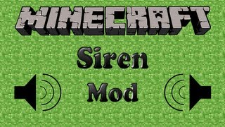 The Siren Mod  Minecraft Mod Spotlight EVACUATE [upl. by Alra224]