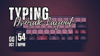 Dvorak Keyboard Layout  Typing practice by Merja Shourov [upl. by Leira]