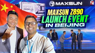 MAXSUN Z890 Motherboard Launch  In China Beijing [upl. by Smaoht]