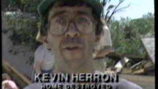 June 2 1990 Tornado Findlay IL Local News Coverage [upl. by Htyderem]