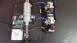 Arduino Pneumatic Cylinder Proportional Control Using Smart Sensors [upl. by Harilda]