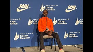 Chicago Marathon 2024 Winner John Korir Press Conference [upl. by Oiluarb]