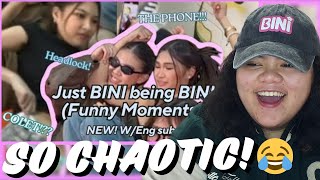 Just BINI being BINI Funny Moments NEW  Reaction [upl. by Clarkson]