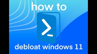 How to debloat windows 11 2024 Tutorial [upl. by Nylirek]