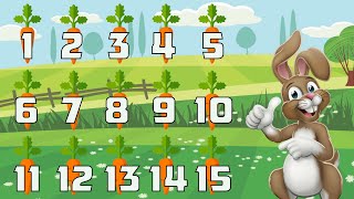 Preschool Learn to Count 115 Song  for prek kindergarten counting song for children [upl. by Basilius]