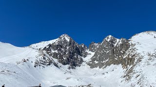 Paragliding Lomnícke sedlo Skalnaté Pleso winter High Tatras 23032022 Nova ION 6 [upl. by Dleifniw]