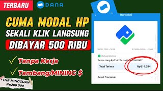 KERJA ONLINE DIBAYAR PERHARI 💵 TAMBANGMINING DOLAR GRATIS  APK PENGHASIL UANG SALDO DANA 2024 [upl. by Beckie160]