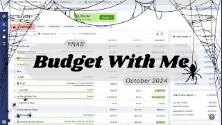 YNAB Budget With Me  October Budget [upl. by Ott]