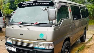 Nissan Caravan E24 van for sale වරකාපොළ නගරයේ විකිණීමට ඇති වෑන් රථය වැඩි විස්තර SL SALE නාලිකාව [upl. by Ketti]