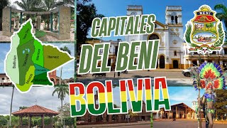 ¿Cuales con las Provincias y Capitales del Beni  Bolivia 🇧🇴  Geografia [upl. by Christophe]