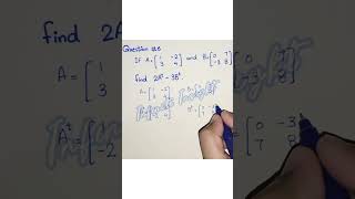 Transpose of matrix shorts short maths matrixconcepts matrix [upl. by Cynthie]