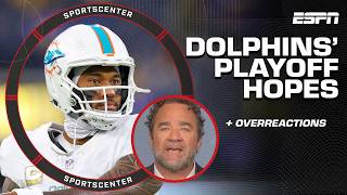 Can the Dolphins SNEAK INTO the NFL Playoffs 👀  NFL OVERREACTIONS 🔥  SportsCenter [upl. by Zared58]