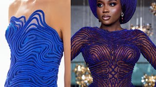 How to make a Stylish Surface Cording on Dress [upl. by Onin]