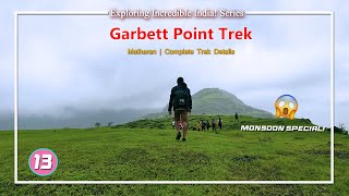 Garbett Point Trek  Monsoon Special 🌧️ matheran matheranhillstation [upl. by Janela]