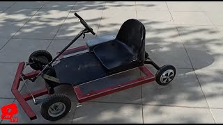 DİY Go Kart Making  How To Make An Electric Go Kart From A Broken Hoverboard [upl. by Duleba]