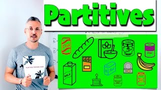 English Vocabulary lesson on PARTITIVES a box of a carton of a bar of etc [upl. by Clausen]