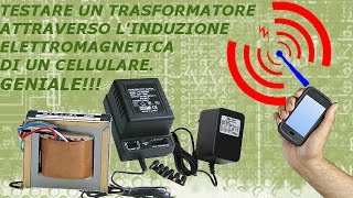 Testare gli avvolgimenti di un trasformatore con un cellulare [upl. by Bertasi]