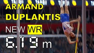 ARMAND DUPLANTIS 619 m  POLE VAULT FORMER WORLD RECORD  BELGRADE 2022 [upl. by Aneela]