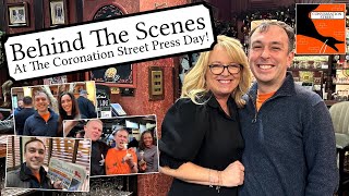 Behind The Scenes at the Corrie Press Day  Set Visits Cast Chats Pub Quiz Prop Store and More [upl. by Skippy]