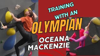 Climbing with an OLYMPIAN  Oce Mackenzie [upl. by Elatnahs]