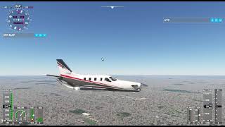 Daher TBM 930 depart Detroit to Toronto [upl. by Manny581]