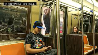 1 Hour of TERRIFYING NYC Subway Moments Caught on Camera [upl. by Vil]