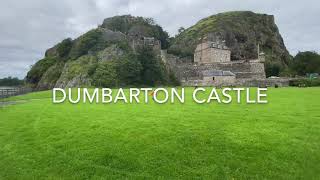 Dumbarton Castle  picking Brambles  big garden and overlook place [upl. by Eisiam448]