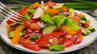 Ein Salat der die Blutgefäße reinigt und Fett verbrennt Und unglaublich lecker 🤗🌹🥗 [upl. by Aronek643]