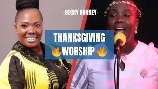 Becky Bonney  Heartfelt Worship Ministration  Be blessed [upl. by Deste]