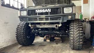 Nissan Patrol K260 Conversion To Y61 Axles With Coils And Y61 Steering Box Full Offroad Spec [upl. by Durand636]