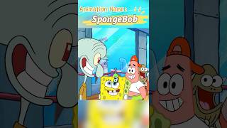 Squidward became the father of SpongeBob and Patrickanimation shorts shortLittle spongebob [upl. by Esidnac]