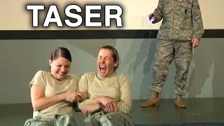 US Military Taser Demo [upl. by Fai441]